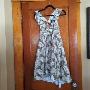 NEW Cupshe Palm Wrap Dress